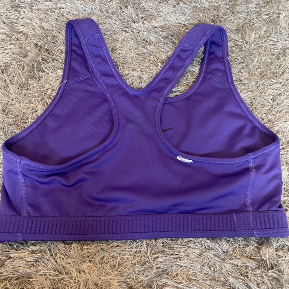 Nike Pro Dri-Fit Bundle of 2 Purple Sports Bra Size Large - Picture 9 of 9